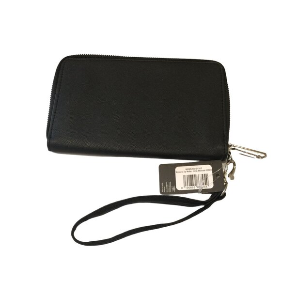 Disney Little Mermaid Buckledown Ladies Zip Wallet Wristlet Ariel Ursula - Picture 4 of 7